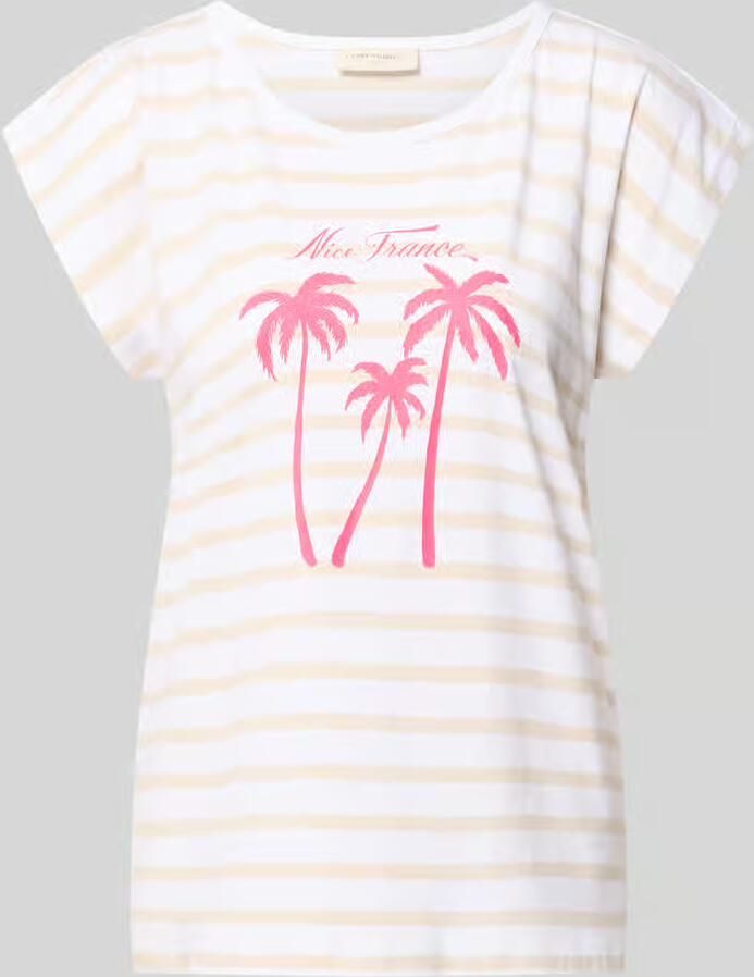 FREE QUENT T-shirt met motiefprint model 'Fenjal' - Foto 2