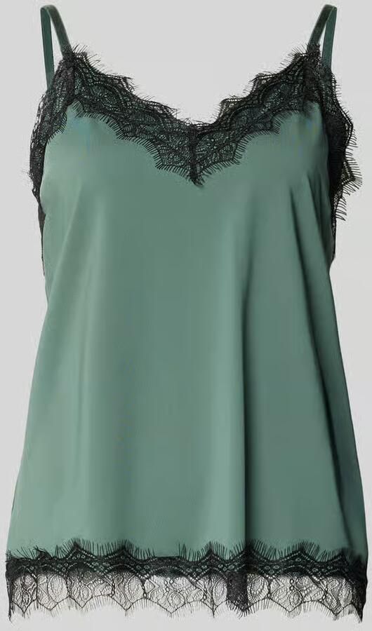 FREE QUENT Top met contrasterend kant model 'BICCO'