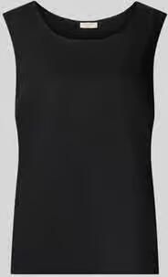 FREE QUENT Top van linnenmix met ronde hals model 'Lava'