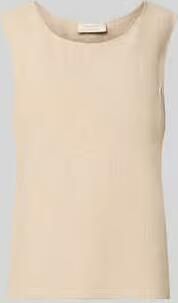 FREE QUENT Top van linnenmix met ronde hals model 'Lava'
