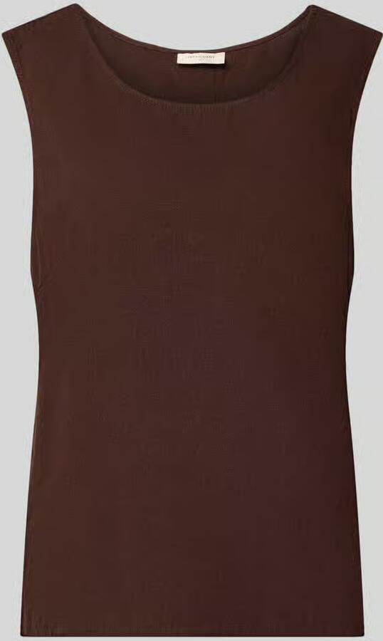 FREE QUENT Top van linnenmix met ronde hals model 'Lava'