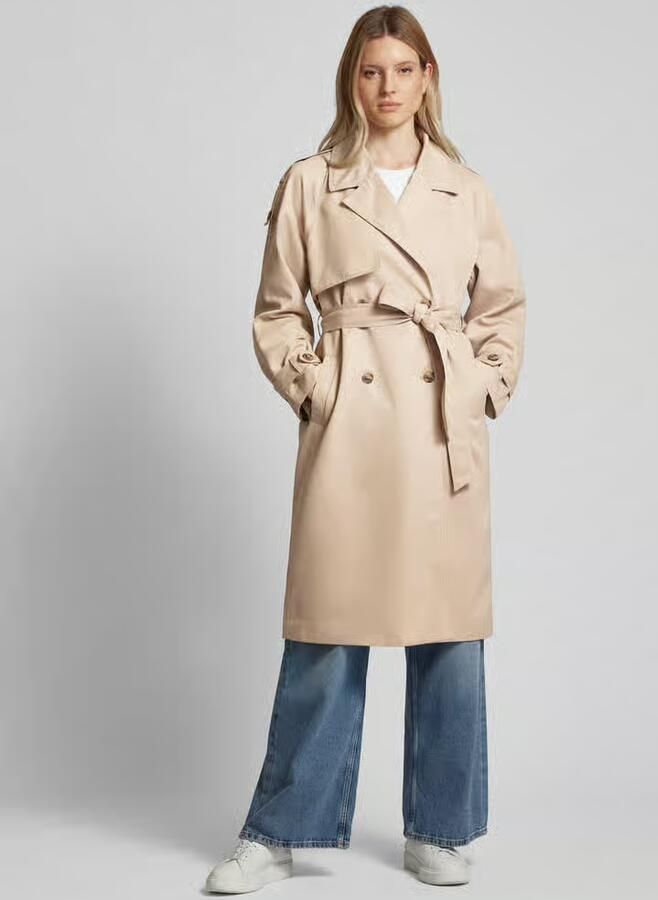 FREE QUENT Trenchcoat met strikceintuur model 'Ottie' - Foto 2