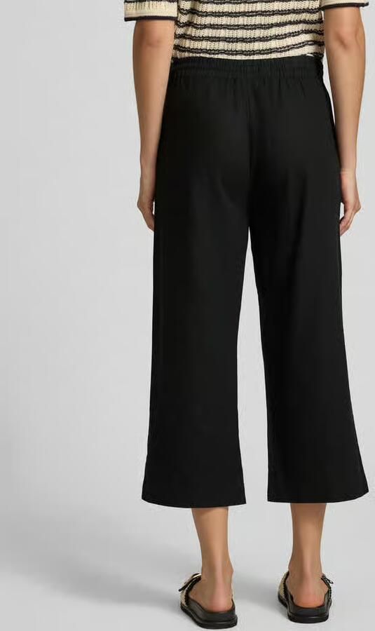 FREE QUENT Wide leg linnen culotte met tunnelkoord model 'Lava'