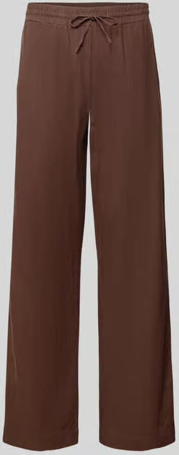 FREE QUENT wide leg broek van linnenmix met elastische band model 'Lava' - Foto 2