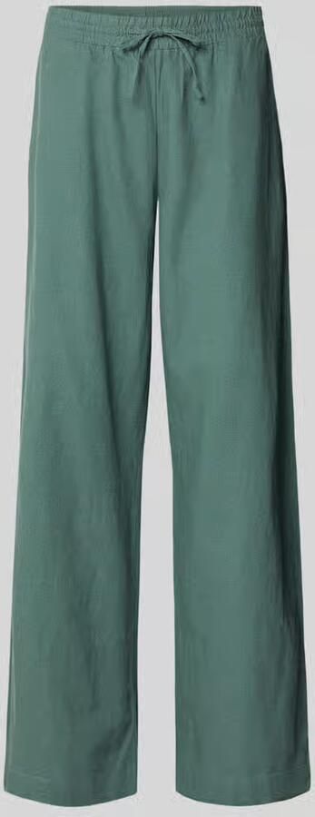FREE QUENT wide leg broek van linnenmix met elastische band model 'Lava' - Foto 2