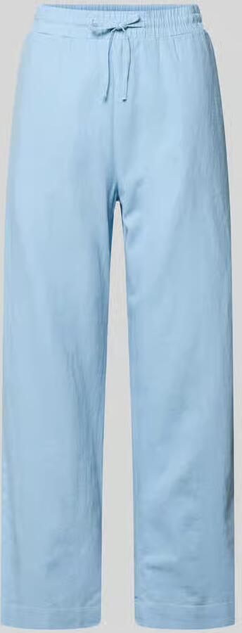 FREE QUENT wide leg broek van linnenmix met elastische band model 'Lava' - Foto 2