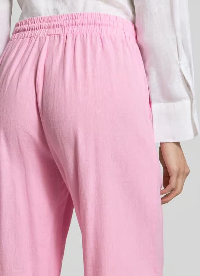 FREE QUENT wide leg broek van linnenmix met elastische band model 'Lava' - Foto 2