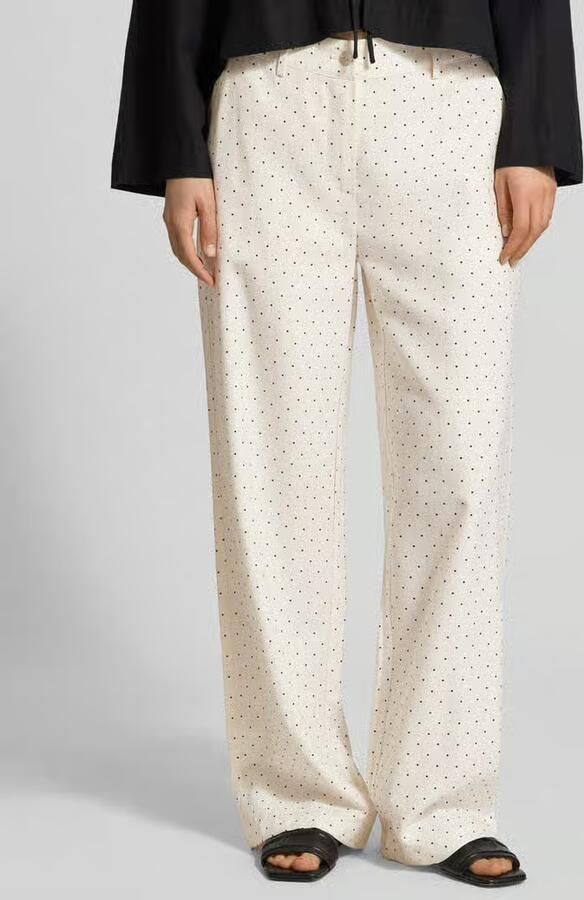 FREE QUENT wide leg broek van viscosemix met steekzakken - Foto 2