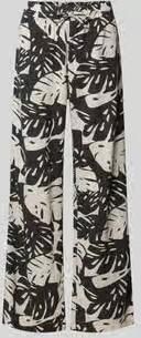 FREE QUENT Wide leg stoffen broek met tunnelkoord model 'Lavisco' - Foto 4