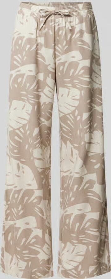 FREE QUENT Wide leg stoffen broek met tunnelkoord model 'Lavisco' - Foto 2