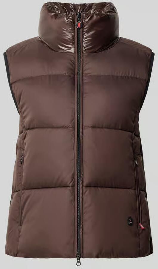 Frieda & Freddies Gewatteerd bodywarmer met opstaande kraag model 'NEW CISME'