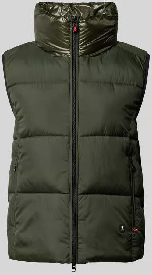 Frieda & Freddies Gewatteerd bodywarmer met opstaande kraag model 'NEW CISME'