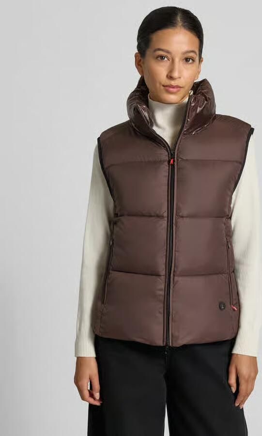 Frieda & Freddies Gewatteerd bodywarmer met opstaande kraag model 'NEW CISME' - Foto 3