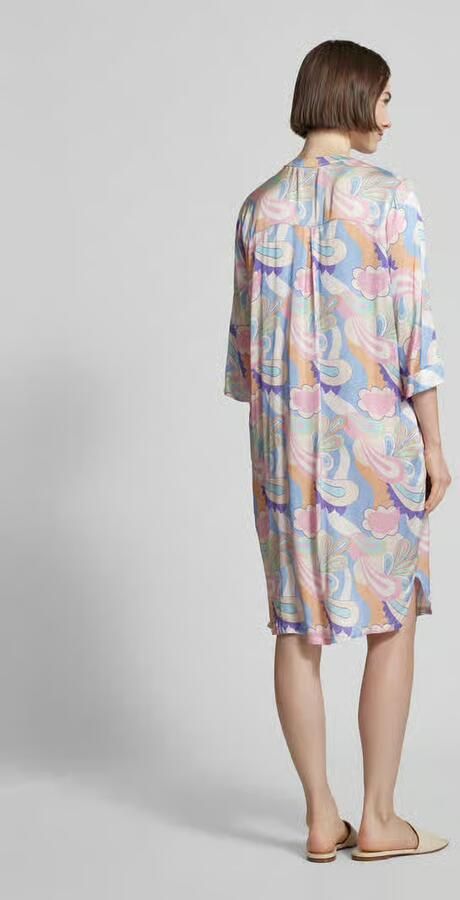 Frieda & Freddies Knielange jurk met all-over print