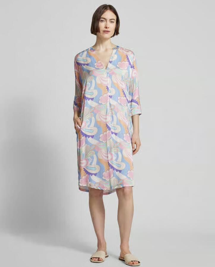 Frieda & Freddies Knielange jurk met all-over print - Foto 2