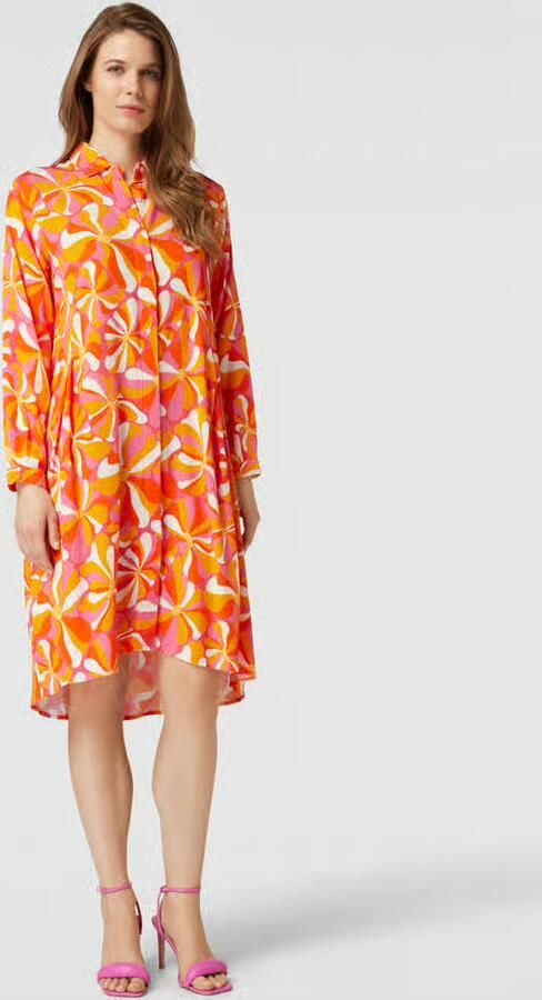 Frieda & Freddies Midi-jurk met all-over print