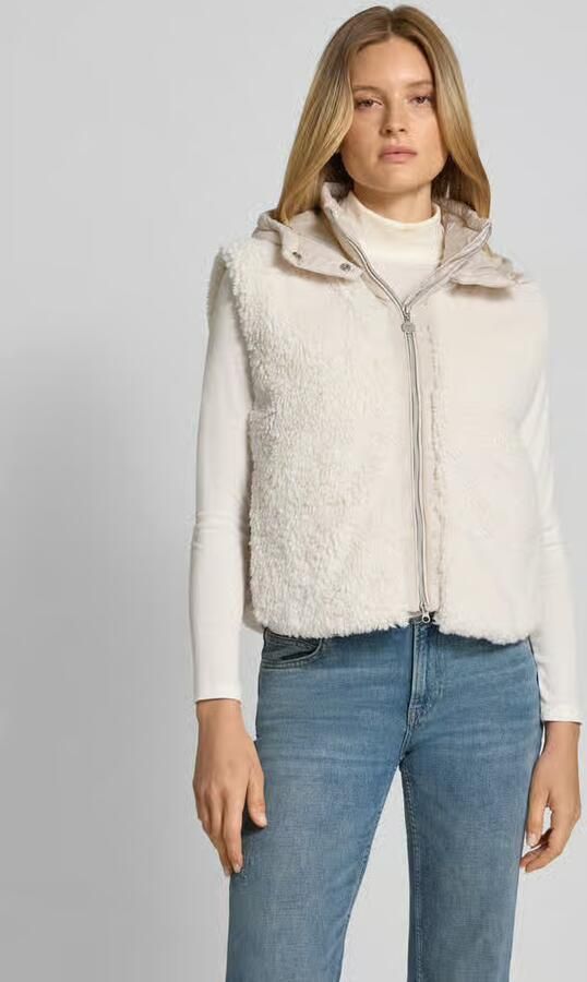 Frieda & Freddies Regular fit gilet met teddybont model 'Yetibabe' - Foto 2