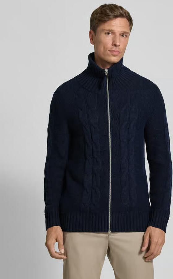 FTC Cashmere Gebreid jack van mix van katoen en kasjmier - Foto 2