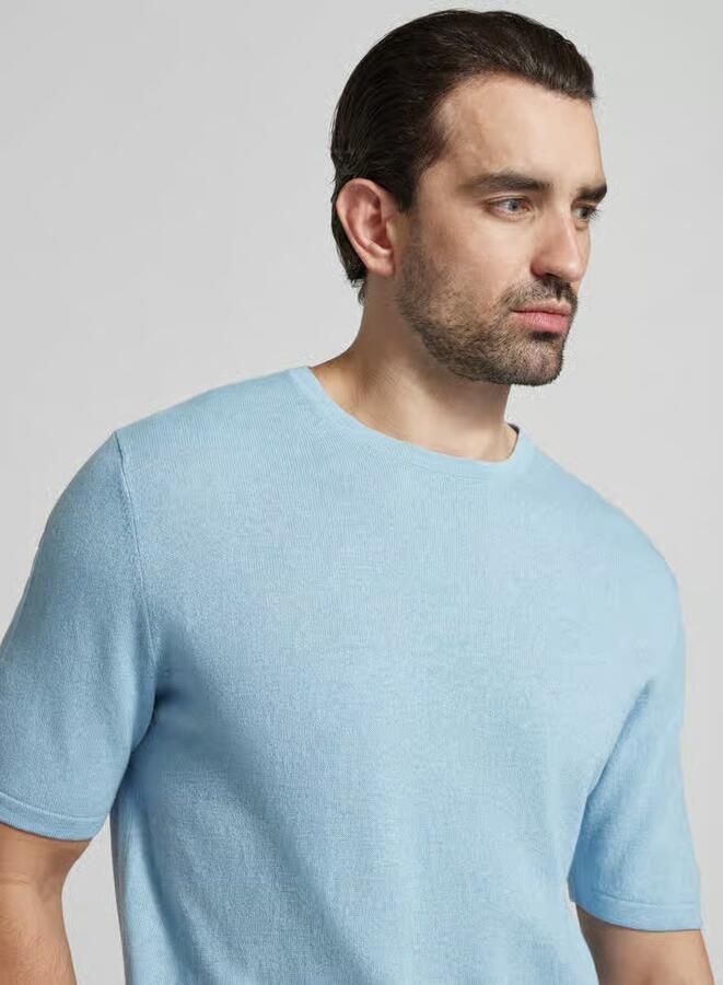 FTC-Cashmere Gebreid shirt met Kasjmier-Antil en Knoopsluiting - Foto 2