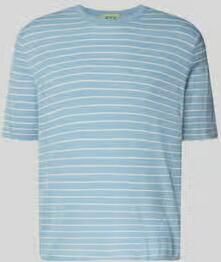 FTC-Cashmere T-shirt in tricotlook met kasjmier‑aandeel