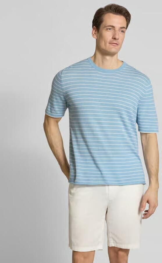 FTC-Cashmere T-shirt in tricotlook met kasjmier‑aandeel - Foto 2