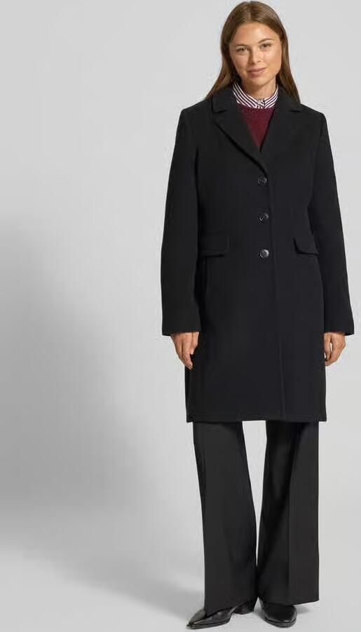 FUCHS SCHMITT Lange wollen jas met kasjmier en klepzakken - Foto 2