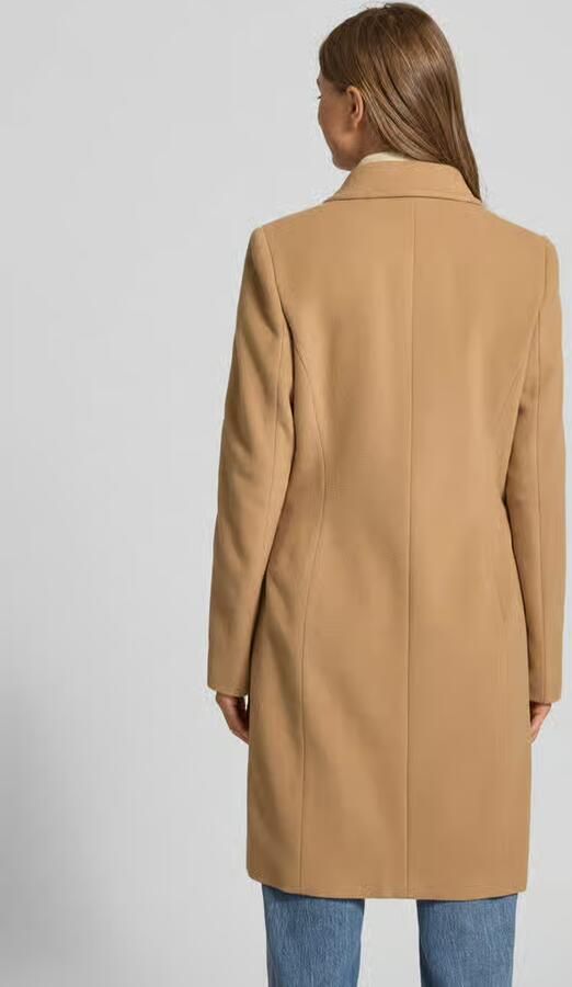 Fuchs Schmitt Lange wollen jas met kasjmier en klepzakken