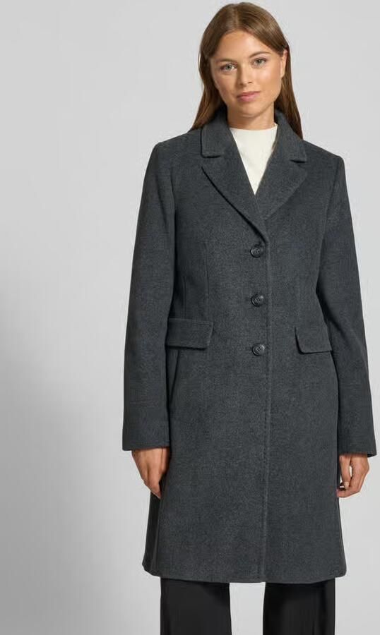 FUCHS SCHMITT Lange wollen jas met kasjmier en klepzakken - Foto 2