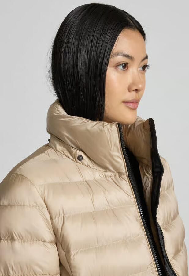 Fuchs Schmitt Regular fit gewatteerde lange jas met capuchon