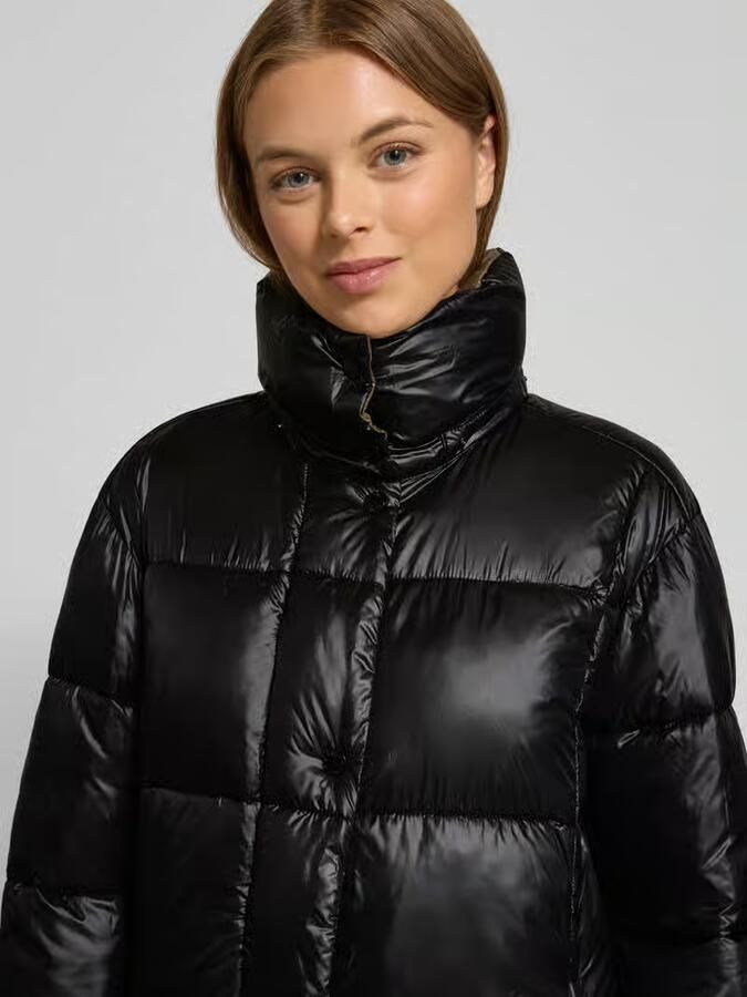 FUCHS SCHMITT Regular fit gewatteerde lange jas met capuchon