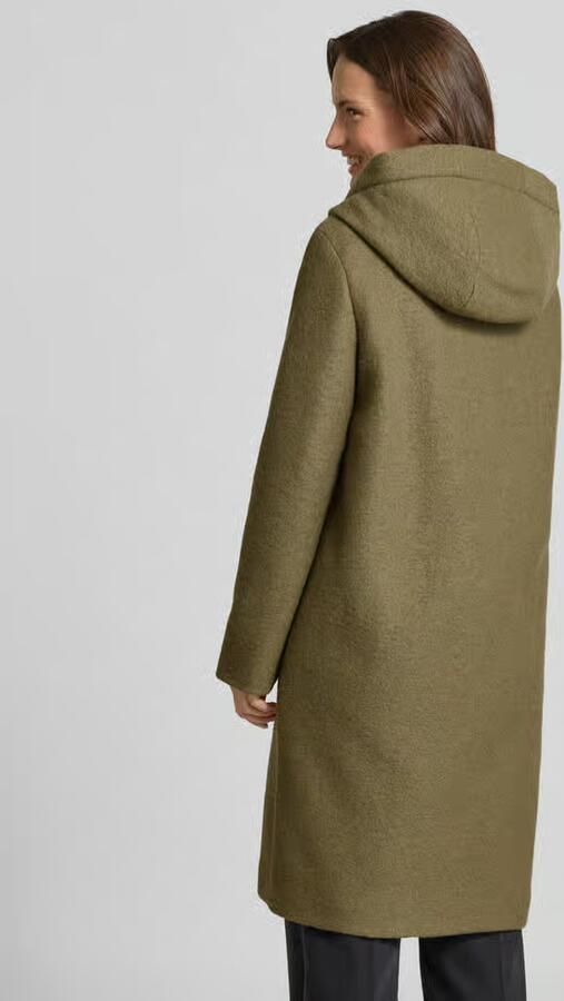Fuchs Schmitt Regular fit lange jas met capuchon en blinde tweewegritssluiting