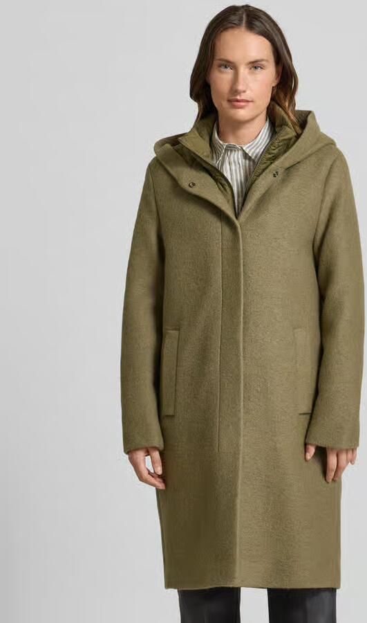 Fuchs Schmitt Regular fit lange jas met capuchon en blinde tweewegritssluiting - Foto 2