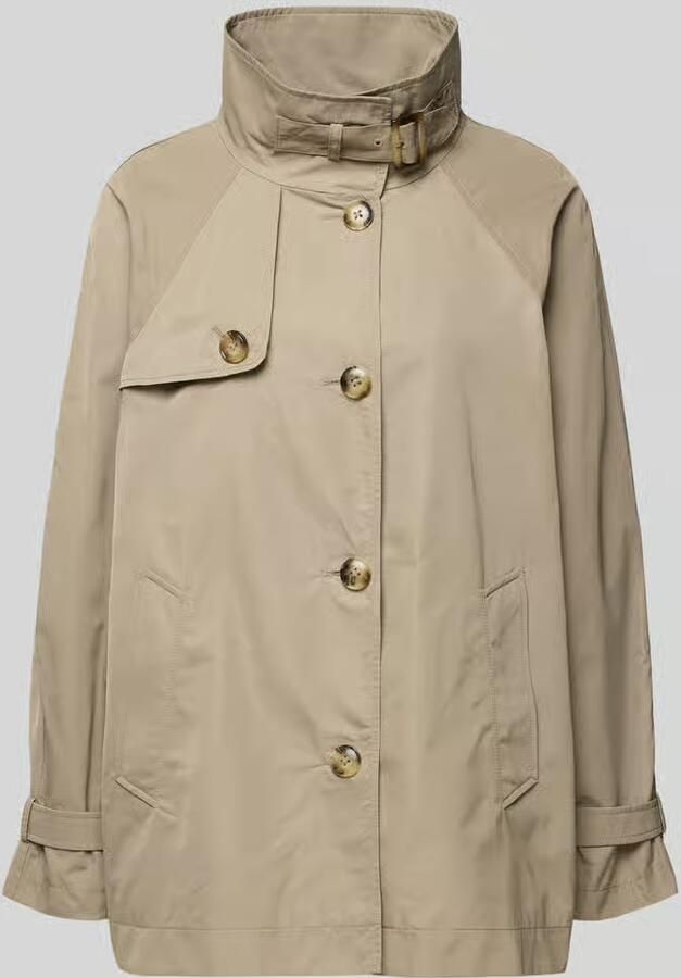 FUCHS SCHMITT Trenchcoat met opstaande kraag en mouwriem - Foto 2