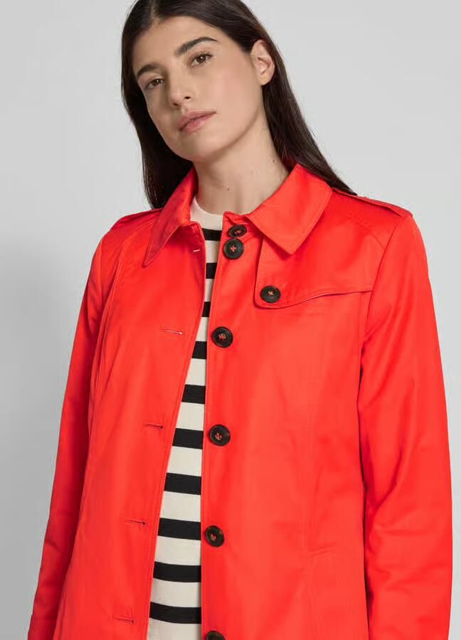 Fuchs Schmitt Trenchcoat met strookzakken