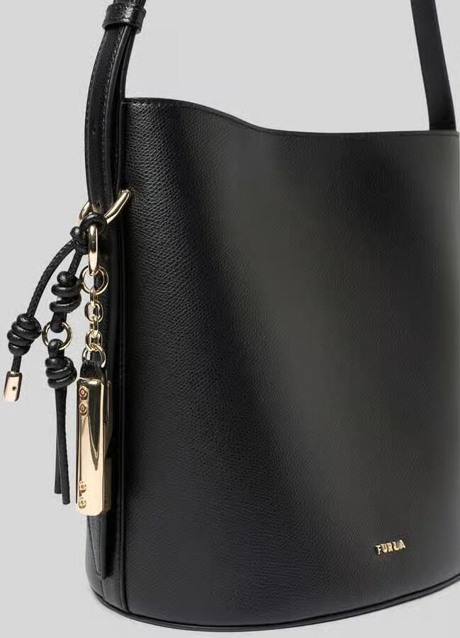 FURLA Bucketbag met logo-applicatie model 'Roxie'
