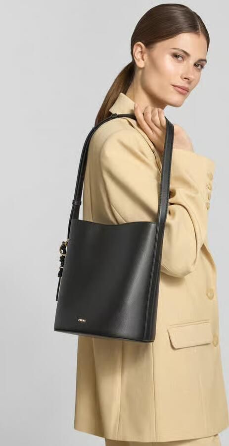 FURLA Bucketbag met logo-applicatie model 'Roxie' - Foto 3