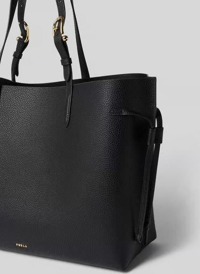 FURLA Handtas in echt leer met logodetail model 'Ava'