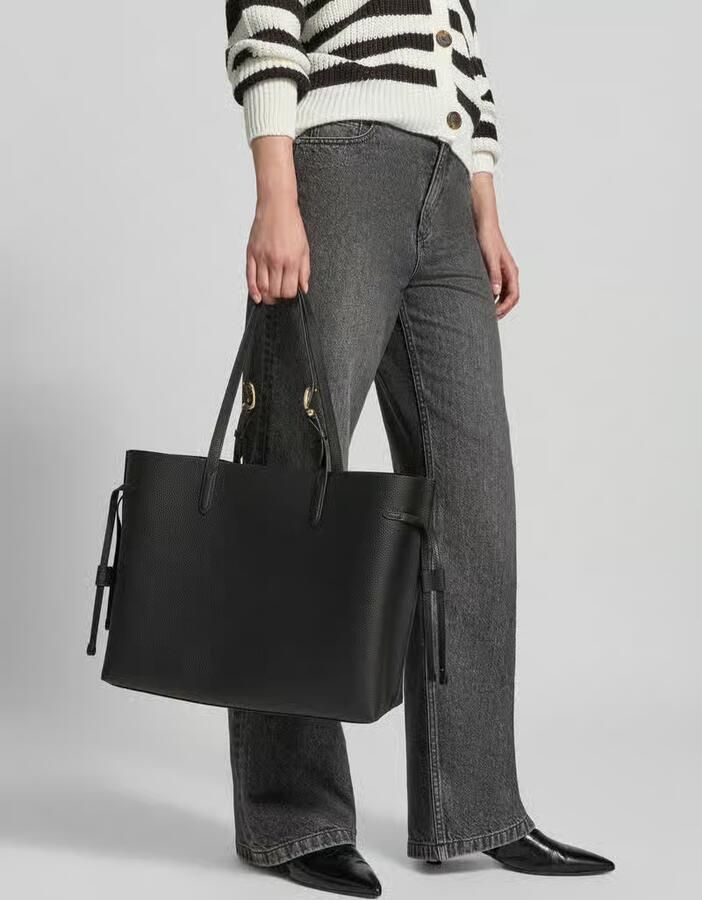 FURLA Handtas in echt leer met logodetail model 'Ava' - Foto 3