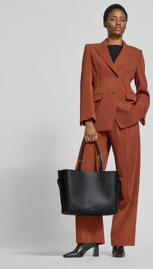 FURLA Handtas in echt leer met logodetail model 'Ava' - Foto 3