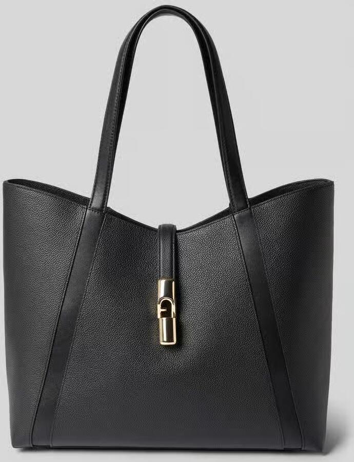 FURLA Handtas in echt leer met logodetail model 'Goccia' - Foto 2