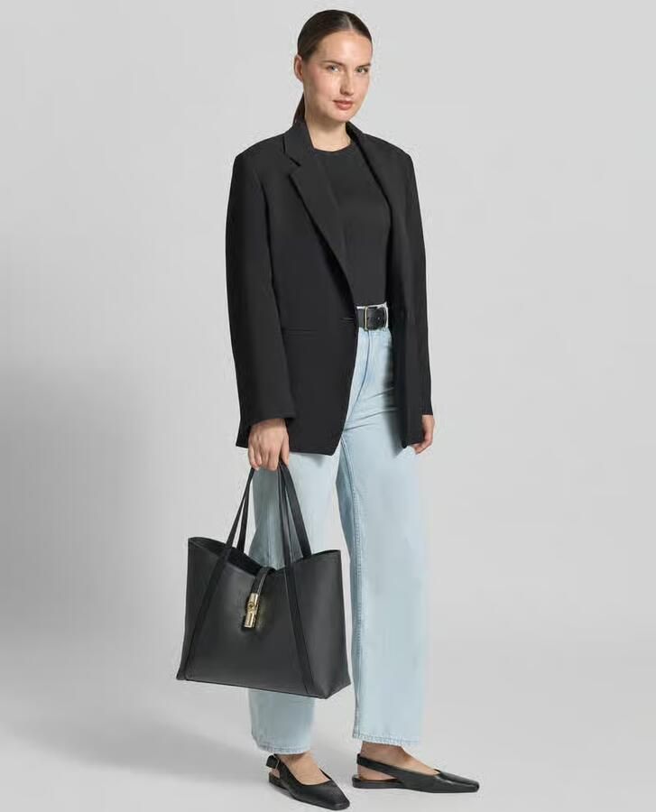 FURLA Handtas in echt leer met logodetail model 'Goccia' - Foto 2