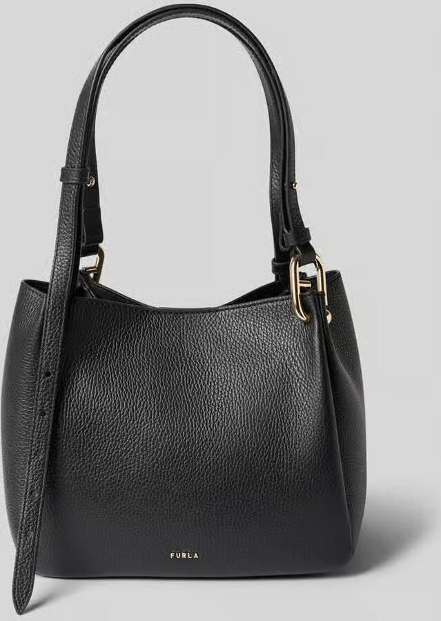 FURLA Handtas in echt leer met logodetail model 'Nuvola' - Foto 2