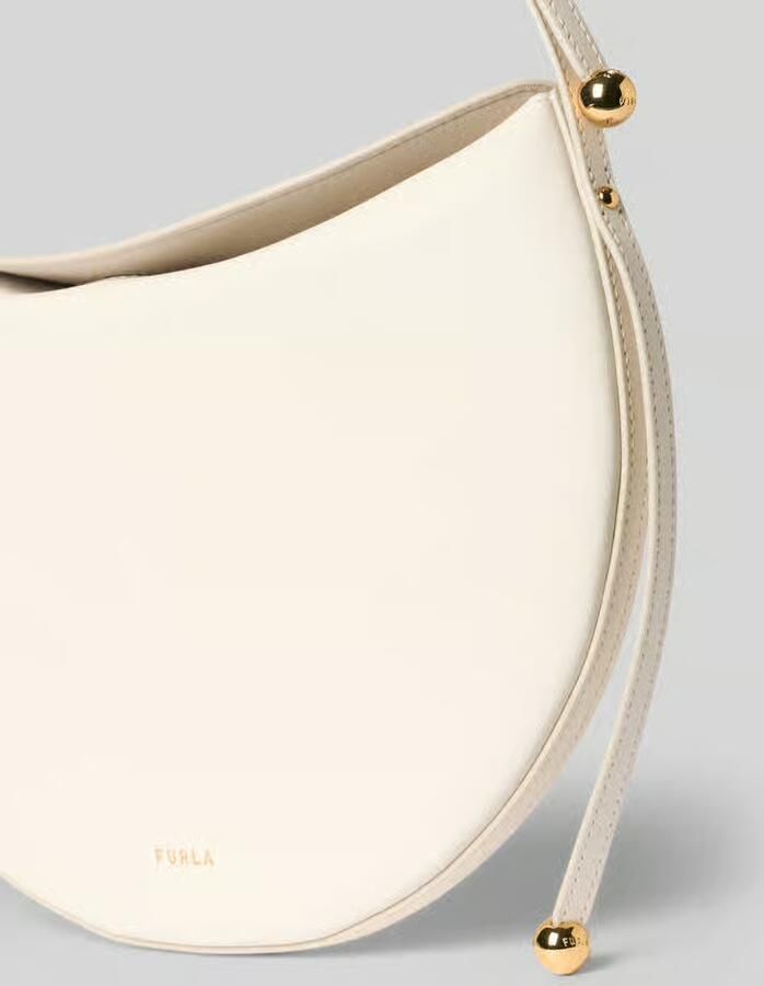 FURLA Handtas uit leer met labeldetail