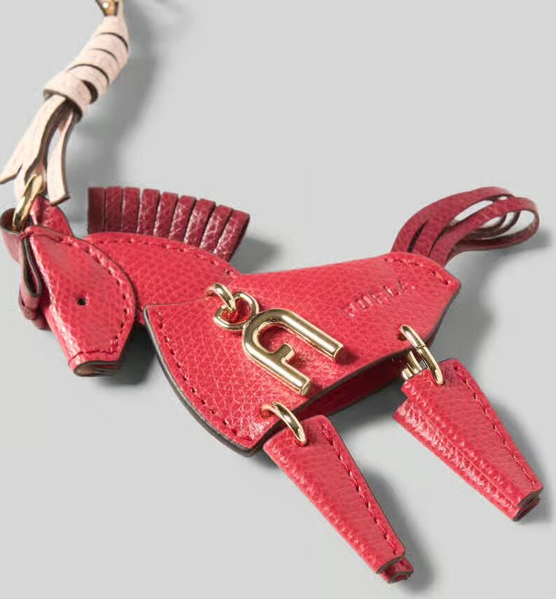 FURLA Hanger met reliëflogo model 'ALLEGRA HORSE'