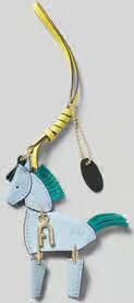 FURLA Hanger met reliëflogo model 'ALLEGRA HORSE'