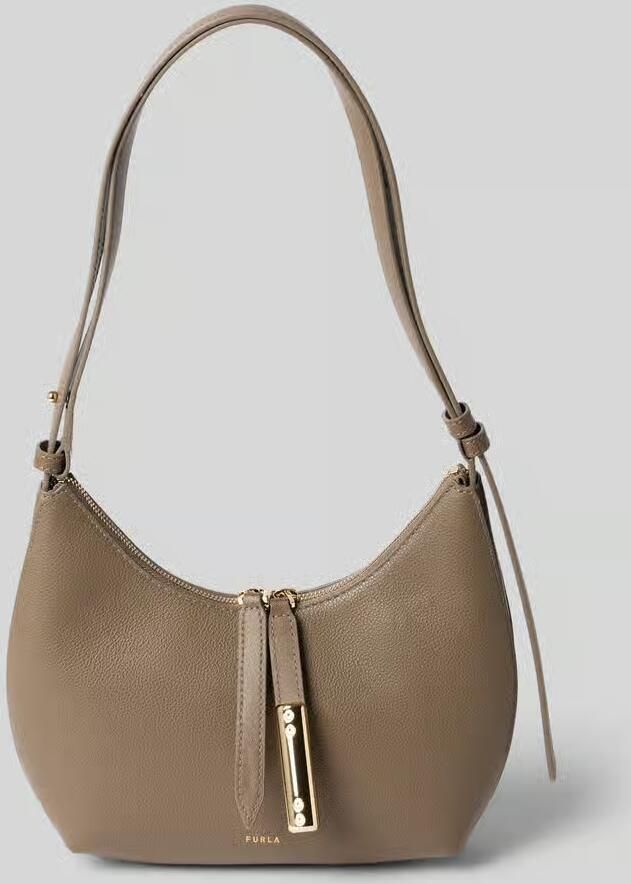 FURLA Schoudertas van echt leer met logodetail model 'Goccia' - Foto 2