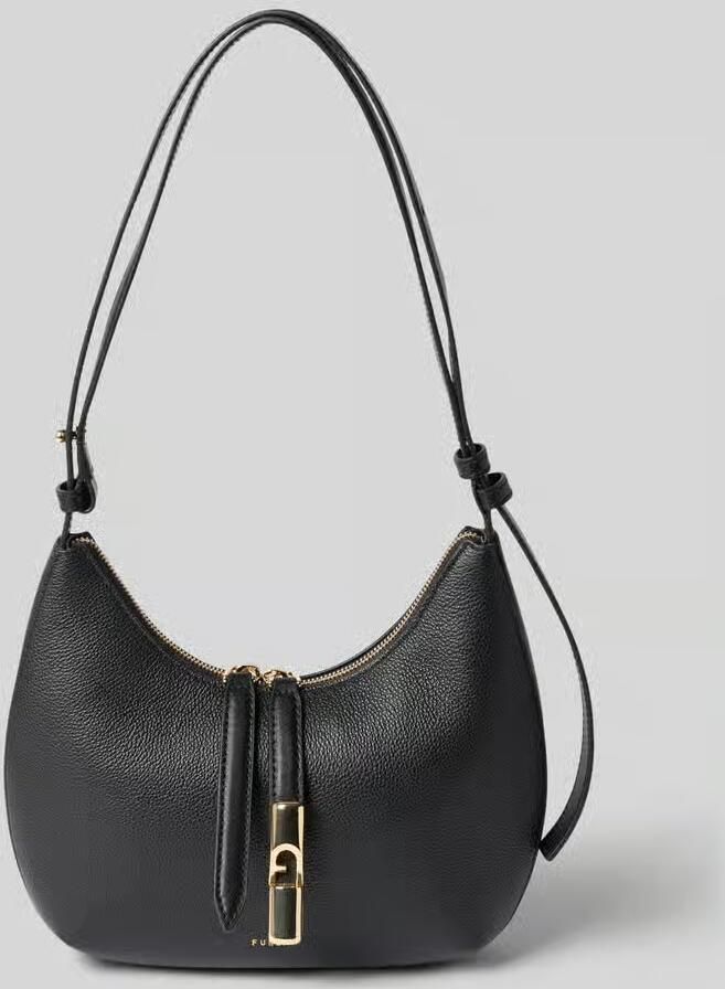 FURLA Schoudertas van echt leer met logodetail model 'Goccia' - Foto 2
