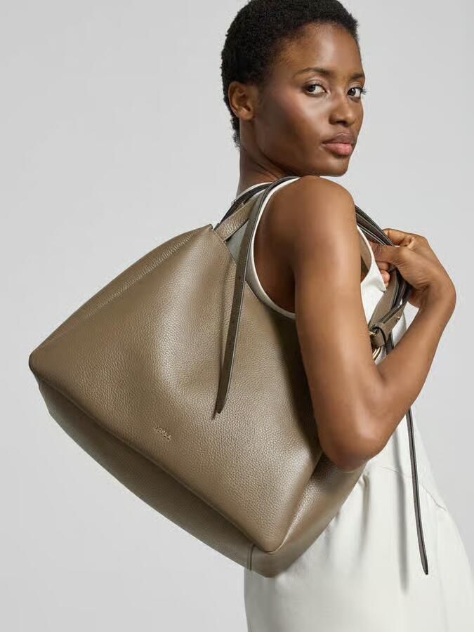 FURLA Tas van echt leer met logodetail model 'Nuvola' - Foto 2