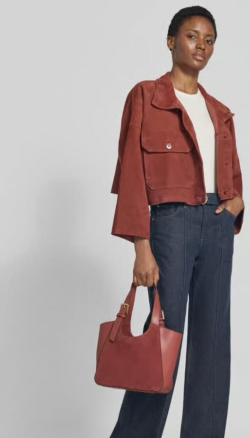 FURLA Tote tas van echt kalfsleer model 'Dora' - Foto 2