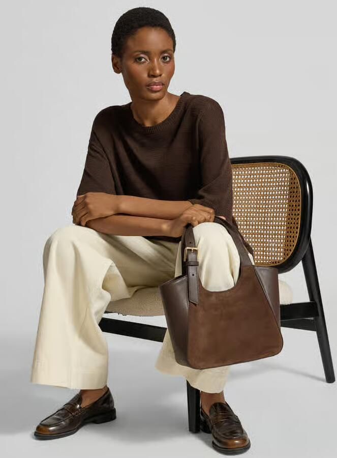 FURLA Tote tas van echt kalfsleer model 'Dora' - Foto 2